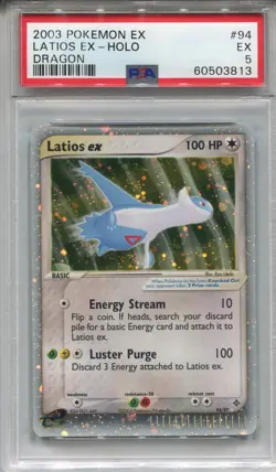 Pokemon Ex Dragon #94 Latios Ex Holo PSA 5 - Image 1