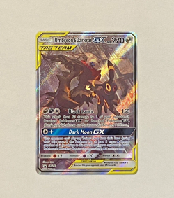 Pokemon Umbreon & Darkrai GX SM241 Tag Team Sun & Moon Promo NM - Image 1