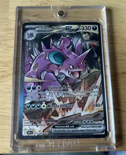 Pokemon TCG Team Rockets Nidoking EX 233/182 Destined Rivals SIR - Image 1