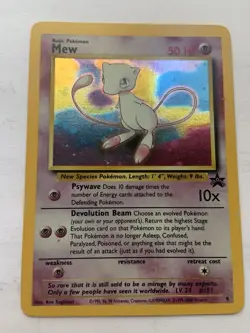 The Pokemon Company Pokemon TCG Mew Wotc Promo 09/53 Promo Holo Basic 50 HP - Image 1