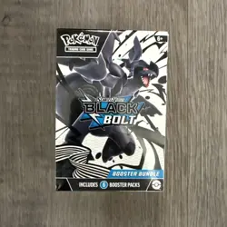 Pokemon Scarlet & Violet Black Bolt Booster Bundle (6 Packs) NEW SEALED - Image 1