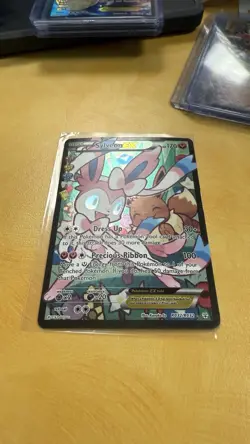 Pokemon Sylveon EX Full Art Holo Ultra Rare RC32/32 Generations - Image 2