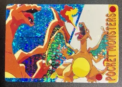 Charizard 11 Vintage Holo Japanese Prism Vending Sticker Pokemon Pocket Monsters - Image 1