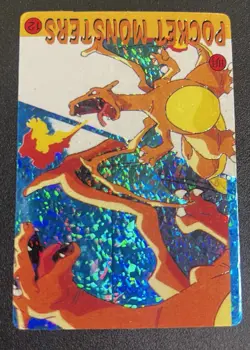 Charizard 11 Vintage Holo Japanese Prism Vending Sticker Pokemon Pocket Monsters - Image 2