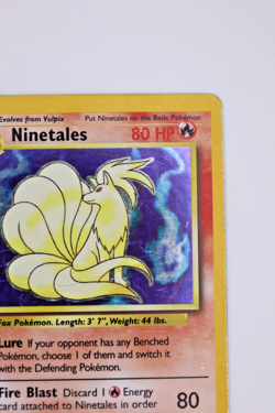 1999 Pokemon – Ninetales – Base Set – Holo Rare 12/102 [MP] LOT 2 - Image 5