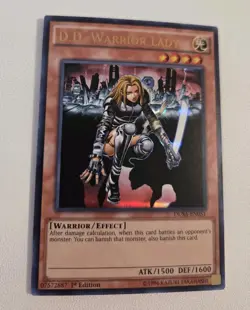 Yugioh D.D. Warrior Lady - DUSA-EN051 - Ultra Rare - 1st Edition NM Duelist Saga - Image 1