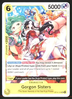 One piece OP14 Gorgon Sisters #105 UC Near Mint or Better - Image 1