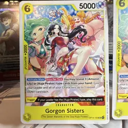 Bandai Gorgon Sisters x2 OP14-105 OP14 One Piece Card Game English - Image 2