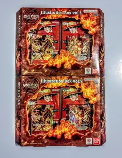 One Piece TCG Illustration Box Vol 5 English 2 x Box LOT OP-13 PRB-02 - Image 1
