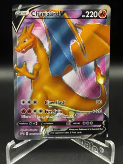Pokemon TCG SWSH: Sword & Shield Promo Cards #SWSH050 Charizard V NM - Image 1