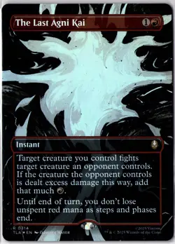The Last Agni Kai #0314 Borderless Scene (Foil) (TLA) Avatar: The Last Airbender - Image 1