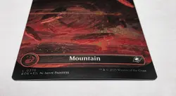 Mountain (0370) (Borderless) Edge of Eternities Galaxy Foil Mint Never Played - Image 2