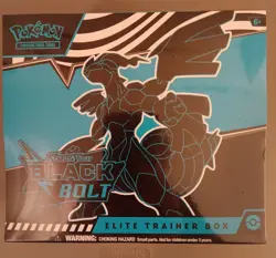 Pokemon Scarlet & Violet Black Bolt ETB Elite Trainer Box (New/Sealed) - Image 1