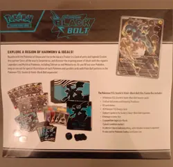 Pokemon Scarlet & Violet Black Bolt ETB Elite Trainer Box (New/Sealed) - Image 2