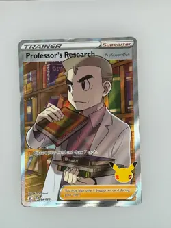 2021 Pokemon Celebrations Professor's Research (Professor Oak) 024/025 NM - Image 1