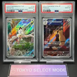 PSA10 Sequential Meowth 192/SV-P & Persian 075/064 AR Pokemon Card Japanese - Image 1