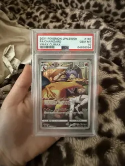 Pokemon Charizard VMAX Character Rare S8b Vmax Climax 187/184 Japanese PSA 10 - Image 1