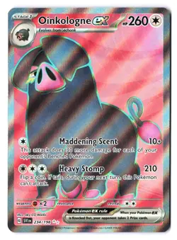 Oinkologne ex 234/198 - Pokemon Scarlet & Violet Base Set Full Art Ultra Rare NM - Image 1