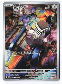 Varoom 206/197 - Pokemon Obsidian Flames Illustration Rare IR Full Art Holo NM - Image 1