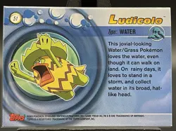 Pokemon Advanced Topps Ludicolo #51 NM - Image 2