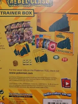 Pokemon Sword and Shield Rebel Clash Elite Trainer Box. Case Included. - Image 5