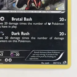Zoroark 90/113 Holo Rare BW Legendary Treasures NM Pokemon - Image 5