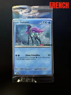 Pokemon TCG - Suicune 026/094 - EB Games Stamped Promo SEALED - NM/M - French FR - Image 1