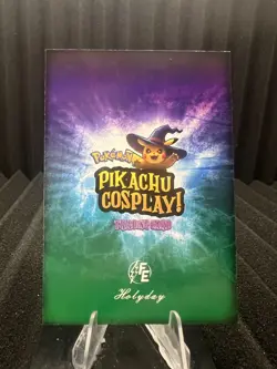 Naruto (Pikachu) #E28 - Gold Holo Box Hit Electric Pikachu Cosplay - Pokemon - Image 2