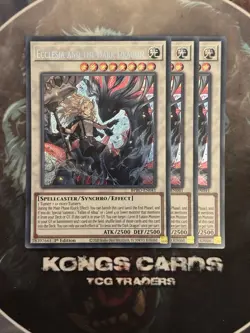 3X BPRO-EN041 Ecclesia and the Dark Dragon Secret Rare YuGiOh NEW! PLAYSET - Image 1
