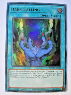 Yugioh! Dark Calling Mama-en082 Ultra Rare 1st Ed Near Mint!! - Image 1