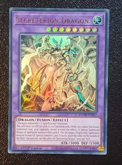 Yugioh DUAD-EN037 Secreterion Dragon Ultra Rare 1st Edition MINT 10 - Image 1