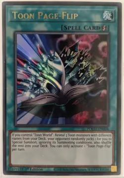 YuGiOh Toon Page-Flip Ultra Rare 1st Edition TOCH-EN004 NM - Image 1