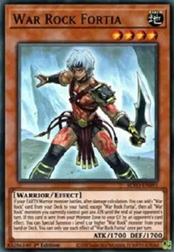 War Rock Fortia BLVO-EN093 3x Super Rare 1st Ed Blazing Vortex yugioh 3x - Image 1