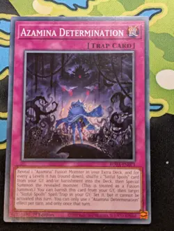 Azamina Determination ROTA-EN073 1st Edition YuGiOh TCG Card - Image 1