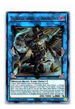 Tri-Brigade Shuraig the Ominous Omen - MP21-EN198 Ultra Rare 1st Edition Yugioh - Image 1