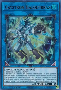 Crystron Halqifibrax - GFP2-EN149 - Ultra Rare - 1st Edition - Yugioh - Image 1