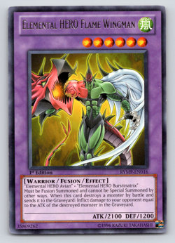 Elemental HERO Flame Wingman - RYMP-EN016 - Rare - 1st Edition Yugioh - Image 1