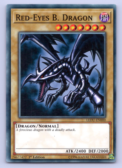 Red-Eyes B. Dragon - LEDU-EN000 - Common - 1st Edition - Yugioh - Image 1