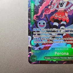 Perona (Alternate Art) The Azure Sea's Seven (SR) OP-14-033 Near Mint Foil - Image 4