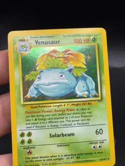 Pokemon Card TCG Venusaur Base Set 15/102 Holo 1999-2000 Wizards Base Set LP EL3 - Image 2
