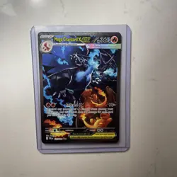 Mega Charizard x Ex 125/094 SIR Full Art Phantasmal Flames Pokemon Card Nm - Image 1