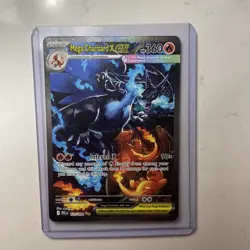Mega Charizard x Ex 125/094 SIR Full Art Phantasmal Flames Pokemon Card Nm - Image 2