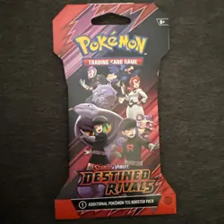 Pokemon Destined Rivals Booster Pack - 10 Cards / Pack - SEALED 8 Booster Packs - Image 1