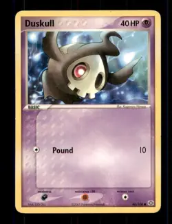 2X Pokemon Card Duskull (EX Emerald) 46/106 MODERATELY PLAYED Common TCG!!!!!!!! - Image 1