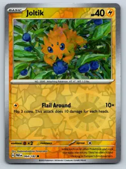Joltik - Reverse Holo - Paradox Rift PAR 064/182 Pokemon TCG Card - Image 1