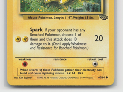 Pokemon Pikachu TCG Jungle Card 60/64 Regular LP Condition 1999 - Image 4