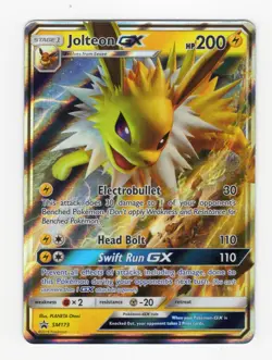 Pokemon Card Jolteon GX SM173 Black Star Promo Ultra Rare Holo NM - Image 1