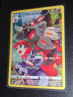 Pokemon TCG Hisuian Arcanine Holo Card Lost Origin Trainer Gallery, TG08/TG30 - Image 1