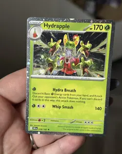 Pokemon TCG Hydrapple Card Destined Rivals 018/182 Cosmo Holo Blister Pack Promo - Image 1