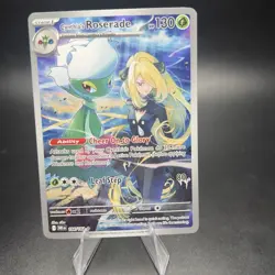 Pokemon Card Cynthia's Roserade 184/182 SV10: Destined Rivals - Image 1